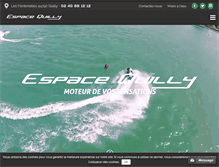 Tablet Screenshot of espace-quilly.com